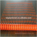 Orange plastic safety fence roll